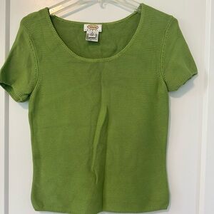 Green Knit Top